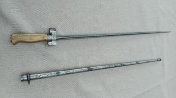Franse Rosalie bajonet, Verzamelen, Militaria | Algemeen, Ophalen of Verzenden, Landmacht, Mes of Dolk