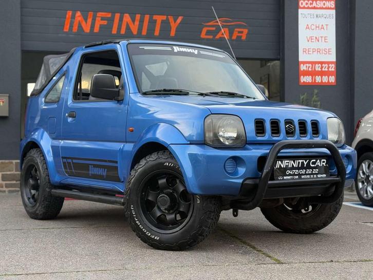 Suzuki Jimny 1.3i 16v CABRIOLET JLX (bj 2001), Auto's, Suzuki, Bedrijf, Te koop, Jimny, 4x4, Metaalkleur, Open dak, Benzine, Euro 4