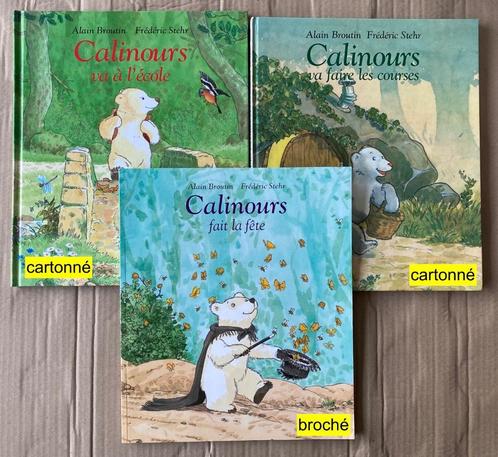 3 albums grand format CALINOURS - 3 ans, Boeken, Kinderboeken | Baby's en Peuters, Gelezen, Ophalen of Verzenden