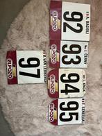 Rugnummers - koers - wielrennen, Fietsen en Brommers, Ophalen of Verzenden, Zo goed als nieuw