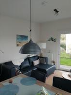 Donkergrijze metalen hanglamp 40 cm diameter, Ophalen, Zo goed als nieuw