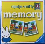 Memory Miffy Ravensburger 48 cartes 3 +, Hobby & Loisirs créatifs, Utilisé, Enlèvement ou Envoi, Cinq joueurs ou plus, Ravensburger