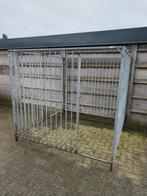 Hondenren hondenhok hondenrennen kennel hok honden panelen, Ophalen of Verzenden, Zo goed als nieuw