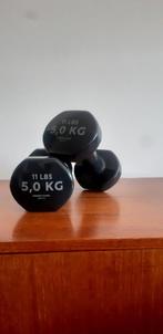 2 x 5 kg dumbbells, Ophalen, Zo goed als nieuw, Benen, Dumbbell