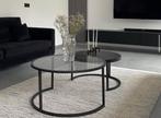 Nest salontafels in getemperd glas, Ophalen, Nieuw, Glas