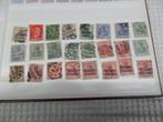 Vintage Allemagne Deutsches Reich + Reich Post 24 timbres, Empire allemand, Affranchi, Enlèvement ou Envoi
