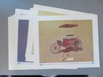 8 oude prints Antique auto,s oldtimers Norton Company, Verzenden, Zo goed als nieuw, Auto's