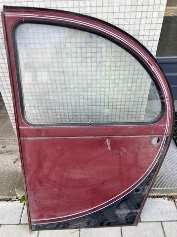 Citroën 2cv porte gauche Charleston Rouge delage/noir, Citroën, Enlèvement, Utilisé, Porte