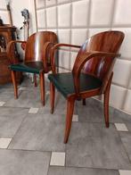 Chaise ou bout de table art déco modèle coquille, Ophalen of Verzenden, Gebruikt, Hout