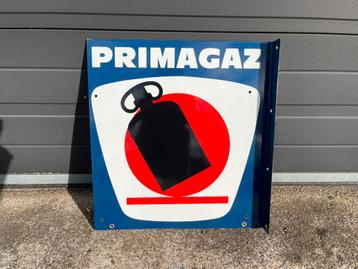 Primagaz emaille reclamebord uithanger