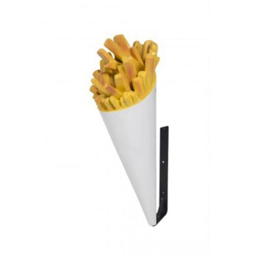 Patatzak 110 cm - frietzak polyester incl muurbeugel, Verzamelen, Merken en Reclamevoorwerpen, Nieuw, Ophalen