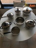 Kookpotten 7 stuks (5 stuks Solingen), Maison & Meubles, Cuisine | Casseroles & Poêles, Utilisé, Enlèvement ou Envoi, Ensemble de casseroles