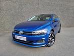 Volkswagen Polo 1.0i United  AIRCO/GPS/PDC V+A/APPLE CARPLAY, Auto's, Volkswagen, Voorwielaandrijving, Stof, Blauw, Bedrijf