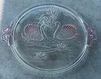 Vintage taartschotel met zwanen  diameter 37cm, Antiek en Kunst, Ophalen
