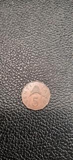 1##    Tanzania 5 senti 1974, Postzegels en Munten, Munten | Afrika, Ophalen of Verzenden, Tanzania