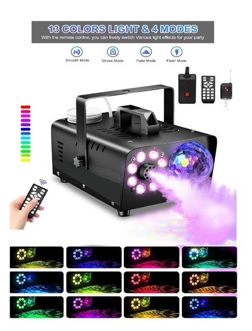 Nieuwe First Class 1200W Rookmachine met RGBWAUV Leds, Moonf, Muziek en Instrumenten, Licht en Laser, Nieuw, Licht, Geluidgestuurd