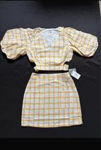 Ensemble Claudie Pierlot - jupe et haut court - taille S, Enlèvement ou Envoi, Neuf, Taille 36 (S), Blanc