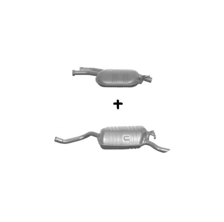 123 SPORTUITLAAT MERCEDES-BENZ MB E-Klasse COUPE Cabrio C124, Auto-onderdelen, Uitlaatsystemen, Nieuw, Verzenden