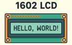 arduino lcd 1602, Ophalen of Verzenden, Nieuw