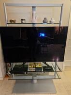 Porada vrijstaande TV kolom, Ophalen, Gebruikt, 100 tot 150 cm, Glas