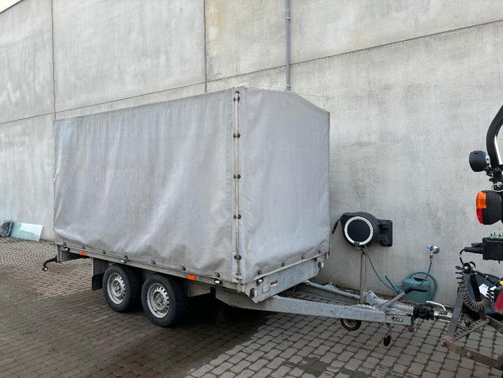 Eduard plateauwagen 311x160cm 2000kg, Auto diversen, Aanhangers en Bagagewagens, Gebruikt, Ophalen