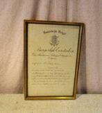 Insigne d'honneur civil antique 1936 - Cadre photo - 42x28, Enlèvement ou Envoi