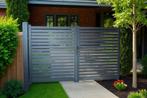 Superpromo! Nieuwe aluminium dubbele poort, type Procida, Tuin en Terras, Ophalen, Nieuw, Aluminium