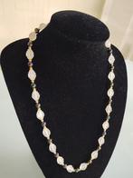 France gripoix glass beads ketting, Handtassen en Accessoires, Kettingen, Ophalen of Verzenden, Gebruikt, Wit, Overige materialen