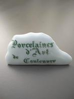 porcelein reclame publicité porcelaines d’Art de Couleuvre, Ophalen of Verzenden