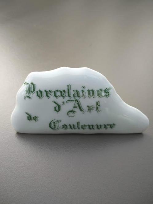 porcelein reclame publicité porcelaines d’Art de Couleuvre, Antiek en Kunst, Antiek | Porselein, Ophalen of Verzenden