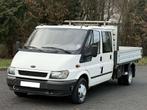 Ford Transit 2.4D 6-zits dubbele cabine, 4 deurs, Wit, 6 zetels, Particulier