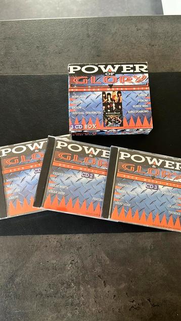 Power of Glory (3CD). 42 Rock Metal Hits beschikbaar voor biedingen