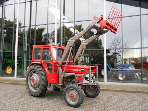 Massey Ferguson 165 + frontlader en papieren, Zakelijke goederen, Landbouw | Tractoren, 7500 tot 10000, Massey Ferguson, tot 80 Pk