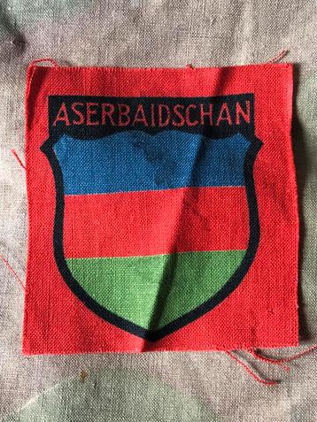 Ww2 osttruppen aserbaidschan ärmelabzeichen. disponible aux enchères