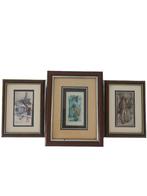 Set 3 ingelijste "Anton Pieck" reproducties, Ophalen of Verzenden