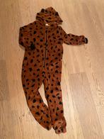 Bruine fleece onesie cheetah - maat 122/128, Enfants & Bébés, Vêtements enfant | Taille 122, Garçon ou Fille, Enlèvement ou Envoi