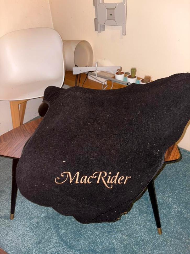 Springzadel 17,5” mac rider, Dieren en Toebehoren, Paarden en Pony's | Zadels, Gebruikt, Springen, Ophalen