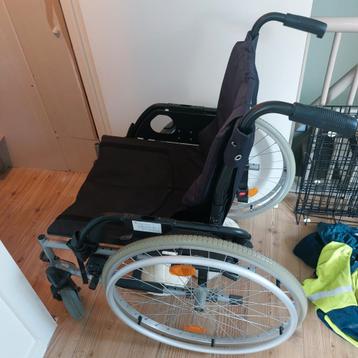 Breezy rolstoel, komt met voetsteunen, Diversen, Rolstoelen, Ophalen, Inklapbaar, Gebruikt, Handbewogen rolstoel