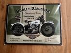 Nieuw metalen bord harley davidson motorcycles, Enlèvement ou Envoi, Neuf