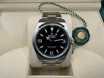 Rolex Explorer 40 mm | cadran noir | NOUVEAU | 04-2024 | Ens