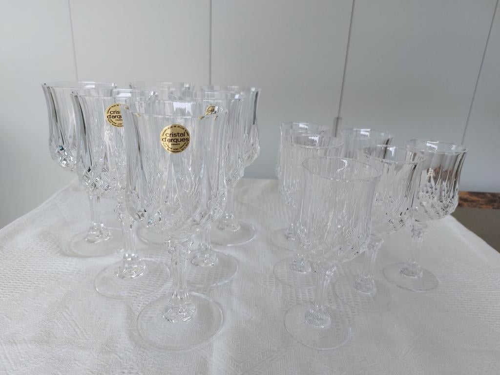 Kristallen wijnglazen, Ophalen, Zo goed als nieuw