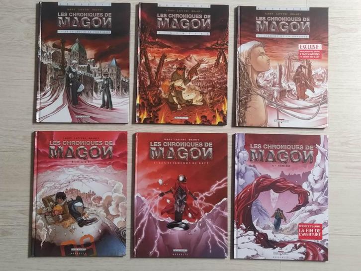 Les Chroniques de Magon 1 à 6 (série complète), Livres, BD, Comme neuf, Série complète ou Série, Enlèvement ou Envoi