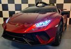 Kinderauto Lamborghini Huracan - soft start - leren zit - RC, Ophalen of Verzenden, Nieuw, Afstandsbediening