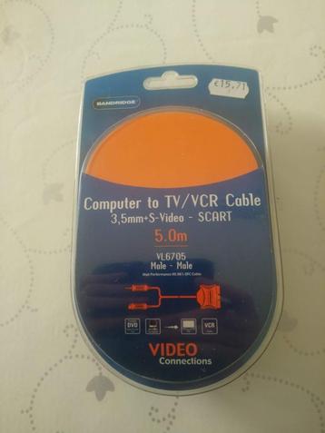 S-video - SCART, Computer to TV/VCR cable