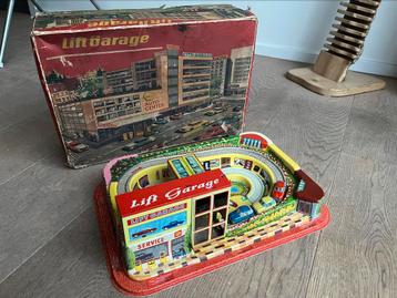 Technofix No.308 lift garage antiek/vintage speelgoed
