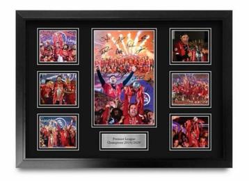 Liverpool Signed A2 Framed Premier League Print Autograph beschikbaar voor biedingen