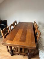 Table à manger avec 6 chaises, Utilisé, 4 à 6 chaises