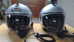 Jethelm met luidsprekers en snoer voor goldwing 1500, Motoren, Ophalen of Verzenden, S, Jethelm