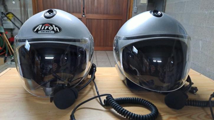 Jethelm met luidsprekers en snoer voor goldwing 1500, Motoren, Kleding | Motorhelmen, Jethelm, S, Ophalen of Verzenden