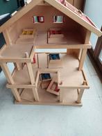 houten poppenhuis, Kinderen en Baby's, Ophalen, Zo goed als nieuw, Poppenhuis
